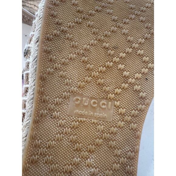 Gucci Microguccissima Leather Espadrille - EU 37 - Picture 11 of 11